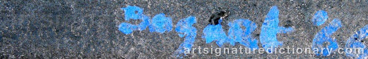 Signature by Bram BOGART