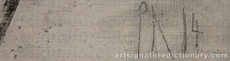 Authentic signature by Paco KNÖLLER on artwork