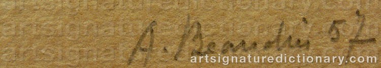 Signature by Andre BEAUDIN