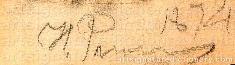 Signature by Ilya Efimovich REPIN