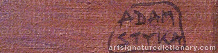 Signature by Adam STYKA