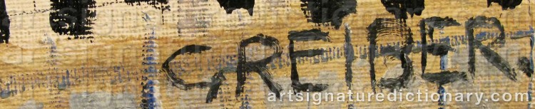 Signature by Gunnar GREIBER