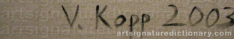 Signature by Viktor KOPP