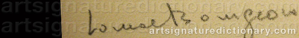 Signature by Louise BOURGEOIS