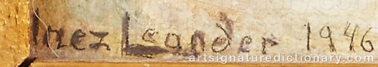 Signature by Inez LEANDER