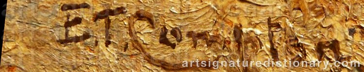 Signature by Edward Theodore COMPTON