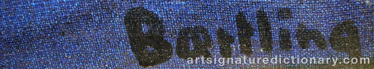 Signature by Olle BÆRTLING