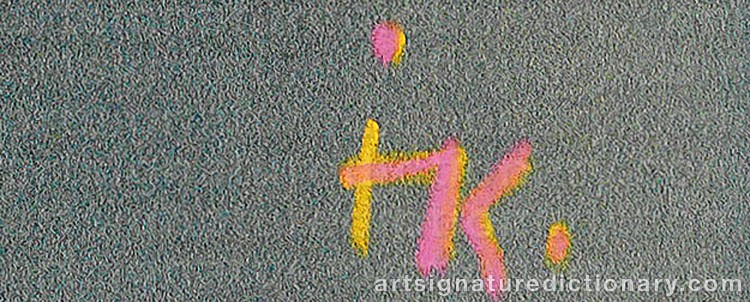 Signature by Ida KERKOVIUS