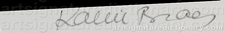 Signature by Karin BROOS