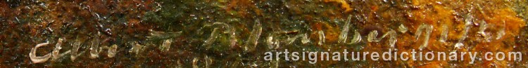 Signature by Albert BLOMBERGSSON