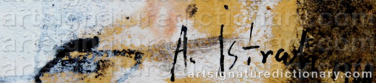 Signature by Alexandre ISTRATI