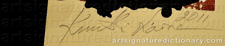 Signature by Kuutti LAVONEN