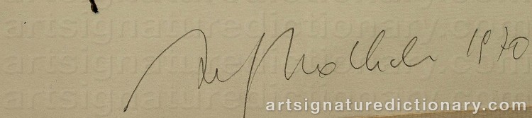Authentic signature by Alfred HRDLICKA on  artwork