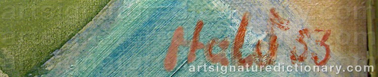 Signature by Edward HALD