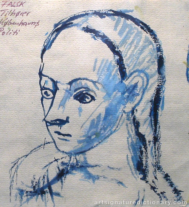Close-up details showing Pablo PICASSO signature forgery characteristics