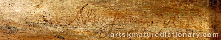 Authentic signature by Joost Cornelisz DROOCHSLOOT on  artwork