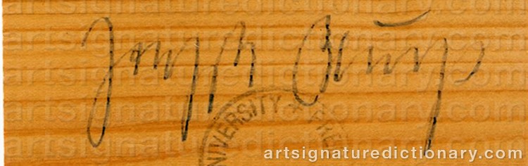 Signature by Joseph BEUYS
