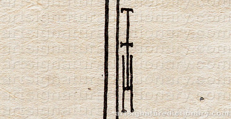 Signature by Thomas Theodor HEINE