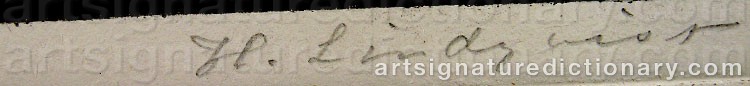 Signature by Herman LINDQVIST