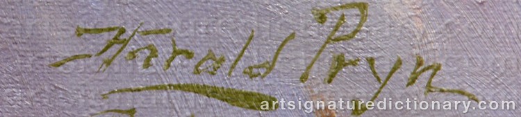 Signature by Harald PRYN