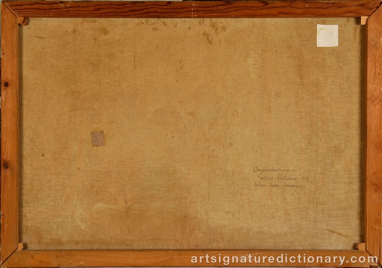 Close-up details showing Gottfrid KALLSTENIUS signature forgery characteristics