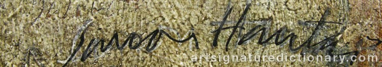 Signature by Simon HANTAÏ