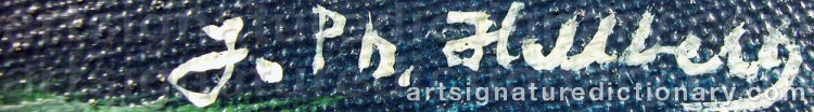 Signature by John Philip HELLBERG