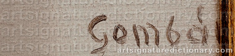 Signature by András GOMBÁR