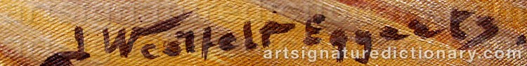 Signature by Ingeborg WESTFELT-EGGERTZ
