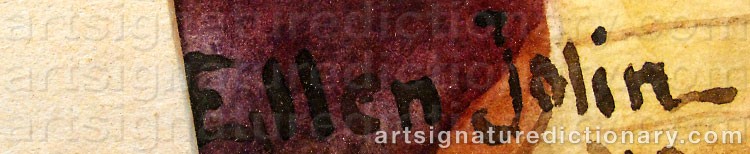 Signature by Ellen JOLIN
