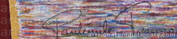 Signature by Paul Emile PISSARRO
