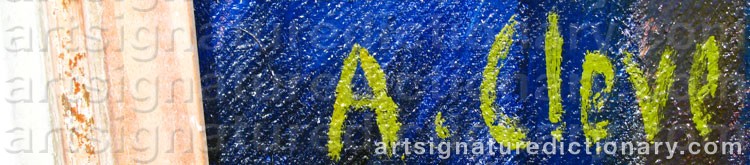 Signature by Agnes CLEVE