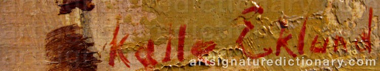 Signature by Kalle EKLUND