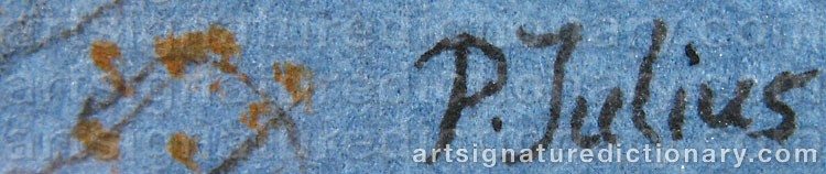 Signature by Per JULIUS