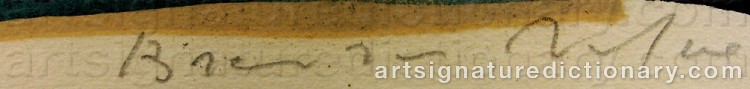 Signature by Bram Van VELDE