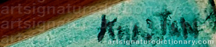 Signature by Ludvig KARSTEN