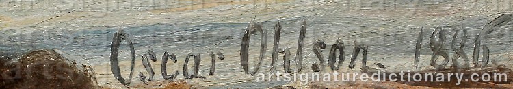 Signature by Oscar OHLSON