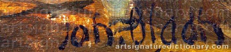 Signature by Johan BLADH