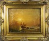 Close-up details showing Ivan Konstantinovich AIVAZOVSKY signature forgery characteristics