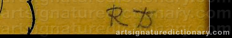 Signature by Raoul DUFY