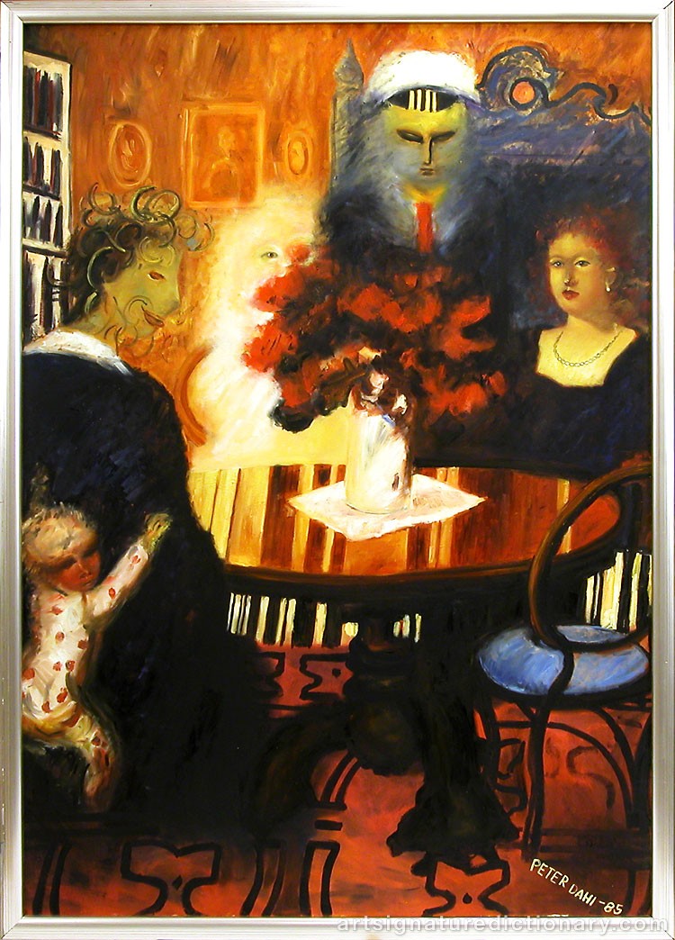 Close-up details showing Peter DAHL signature forgery characteristics