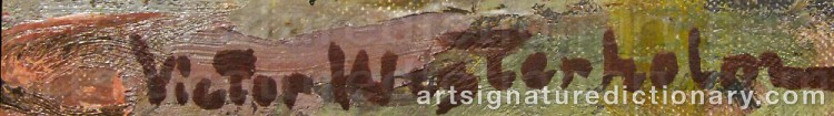 Signature by Victor WESTERHOLM