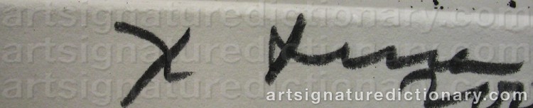 Signature by Richard SERRA