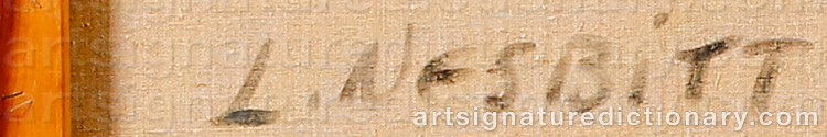 Signature by Lowell NESBITT