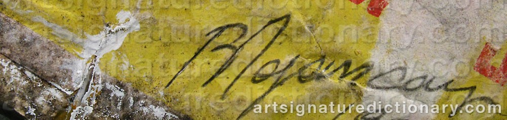 Signature by Burhan DOGANÇAY