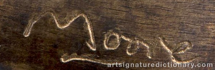 Signature by Henry MOORE