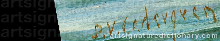 Signature by Per Wilhelm CEDERGREN