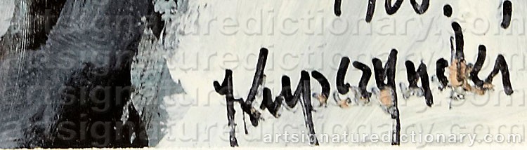 Signature by Zbiegniew Stanley KUPCZYNSKI