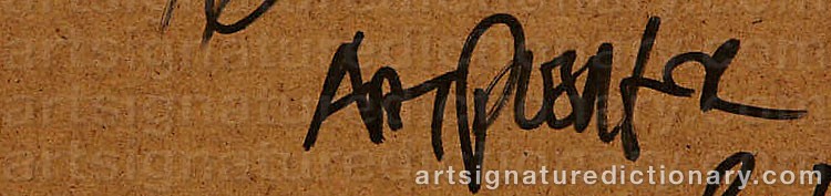 Authentic signature by Søren ‘Artpusher’ VILHELM on  artwork