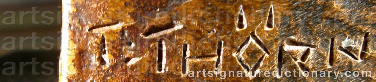 Signature by Thure THÖRN